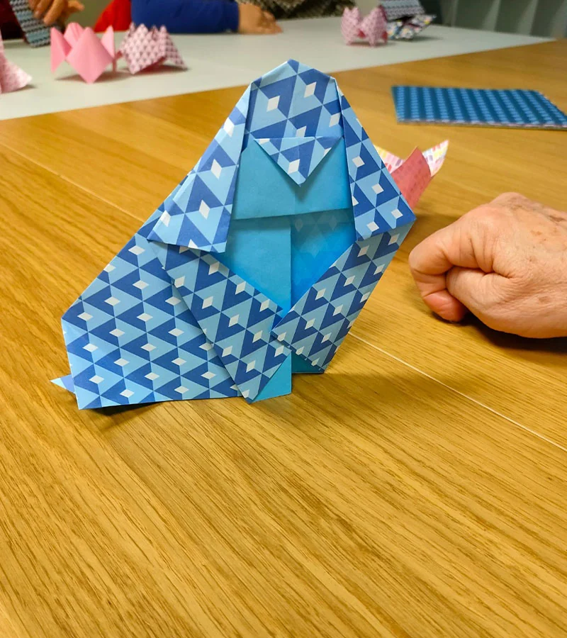 Perro de Origami