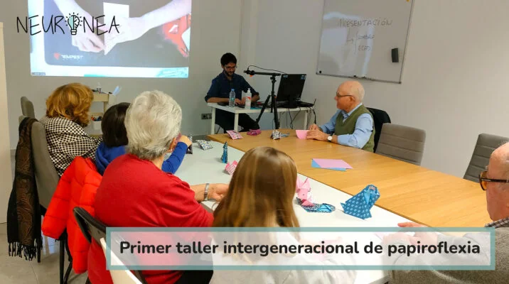 Taller intergeneracional de papiroflexia